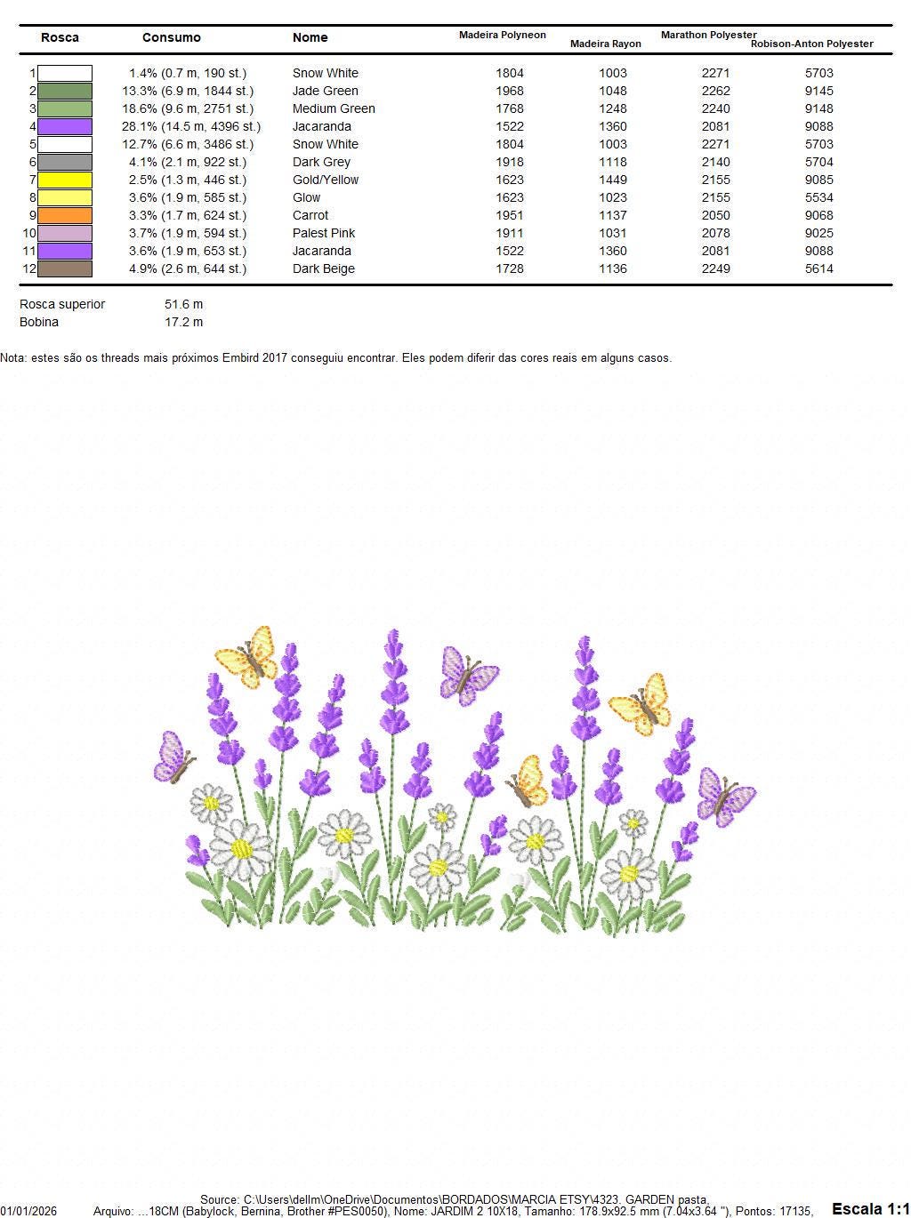 Flower garden embroidery design - Lavender and daisies flowers butterflies machine embroidery pattern - Kitchen Towel - Instant download
