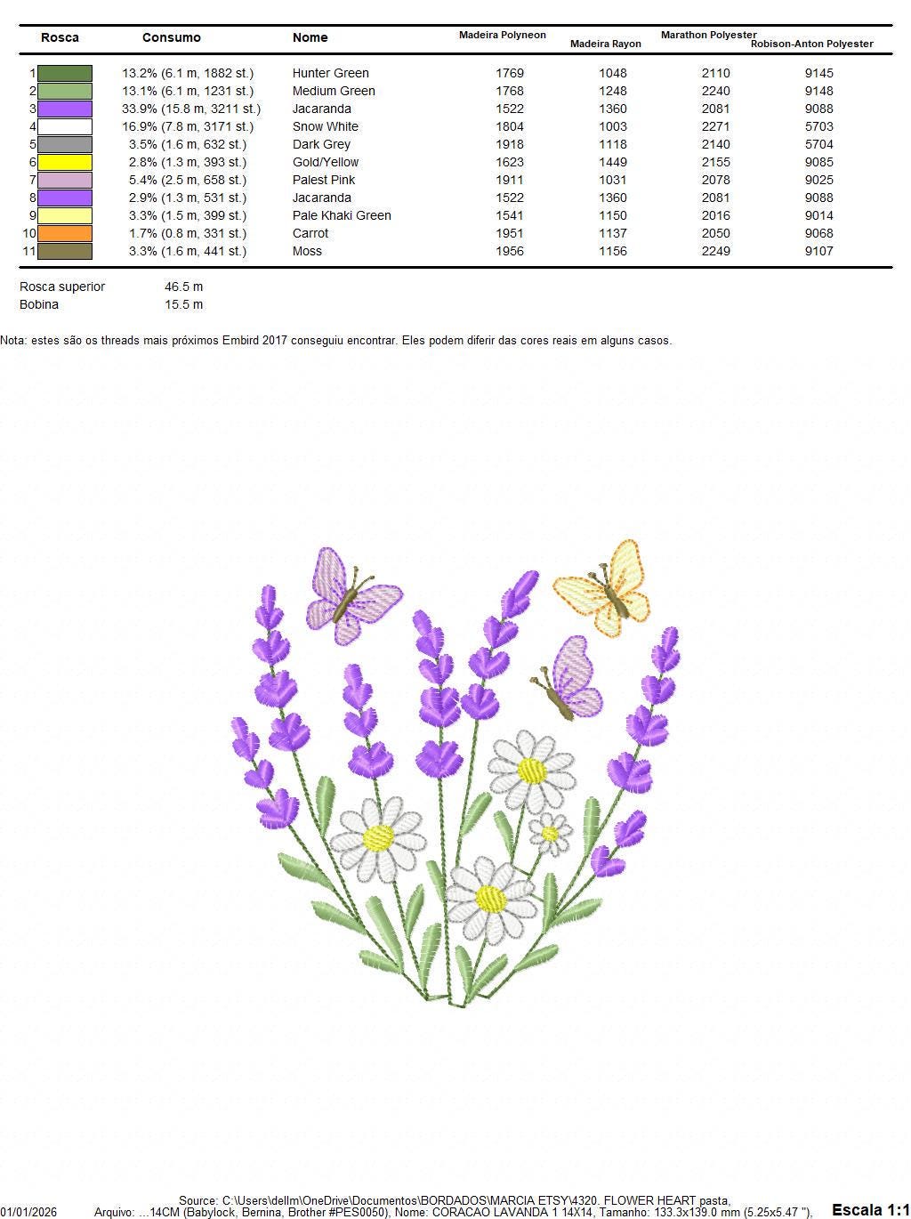 Flowers with butterfly embroidery designs - Lavender and Daisies machine embroidery pattern - Baby girl file - Instant digital download pes
