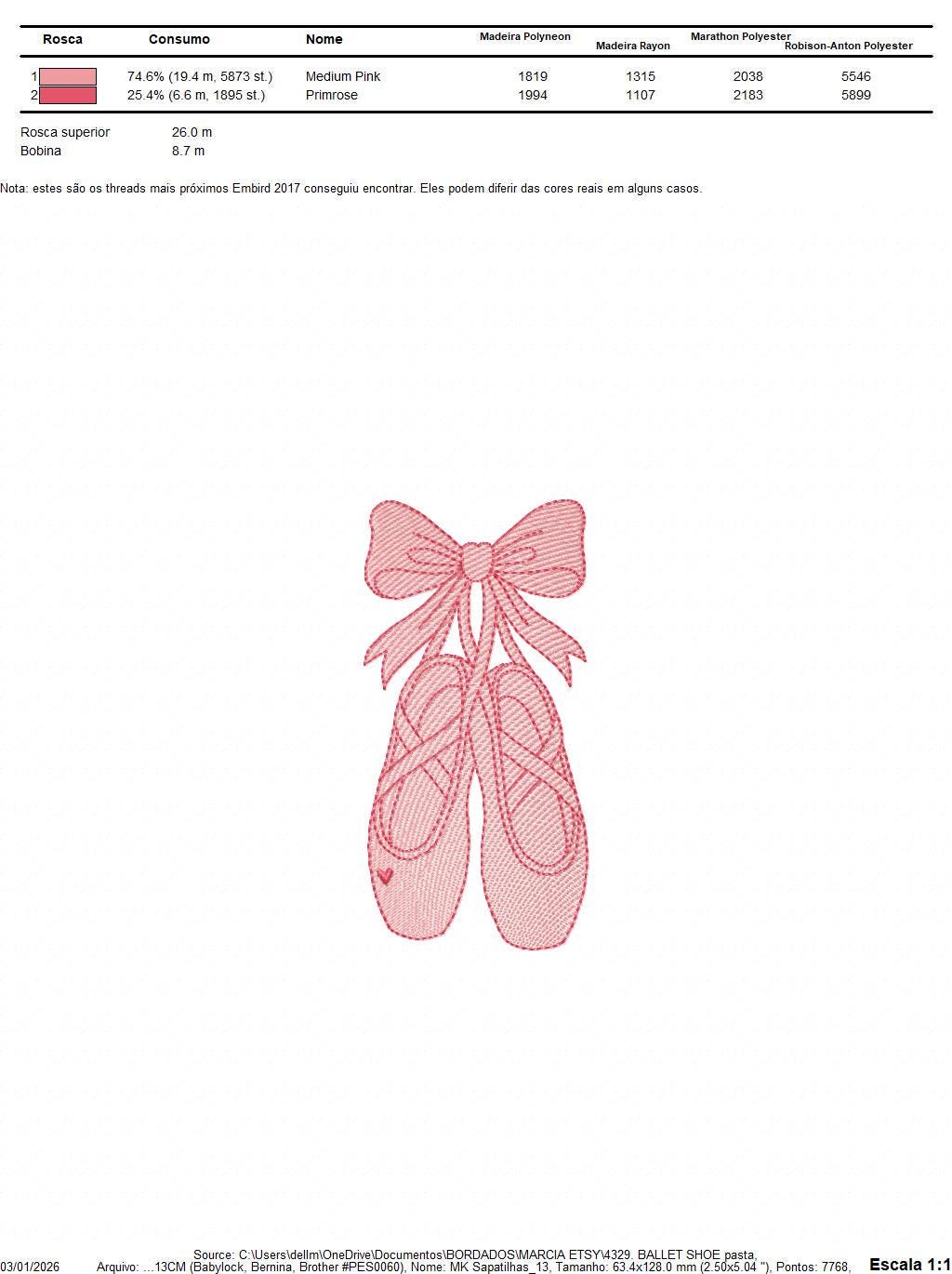 Ballerina shoes embroidery designs - Ballet dancer slipper machine embroidery pattern - Baby girl file - Instant digital download pes jef
