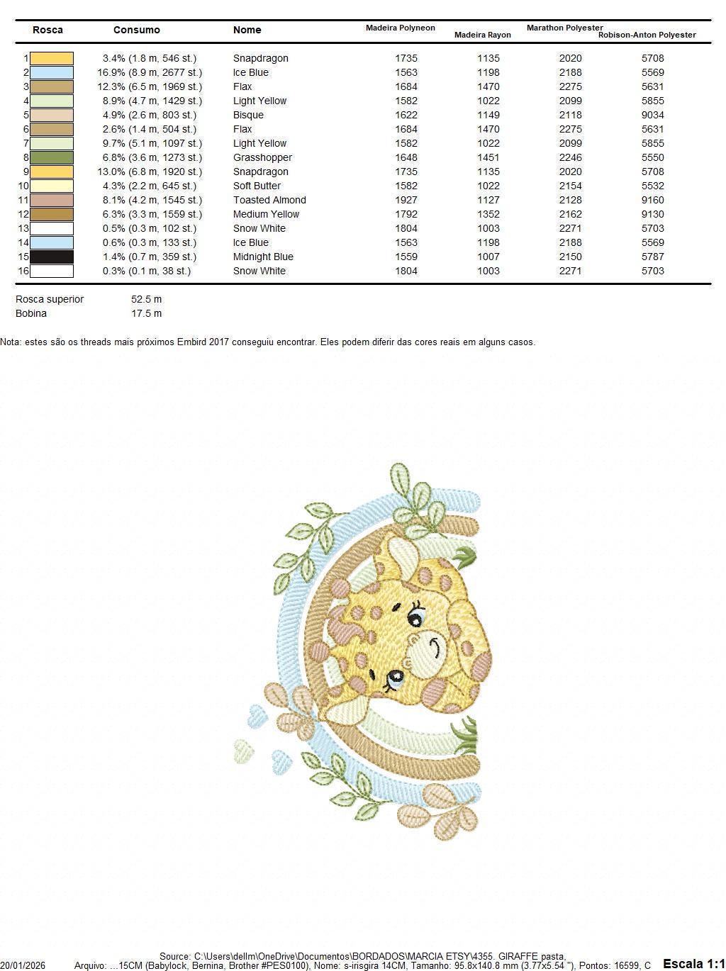 Giraffe with rainbow embroidery design - Male Wild Animal machine embroidery pattern - Baby boy file - Instant download pes jef dst hus vp3