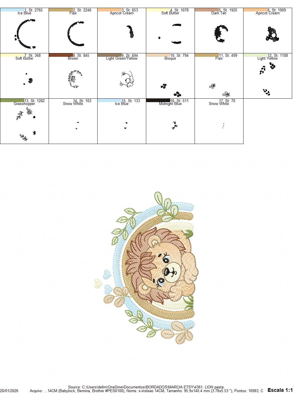 Lion embroidery designs - Safari wild animal machine embroidery pattern - Baby boy file - Rainbow and flowers - Instant digital download pes