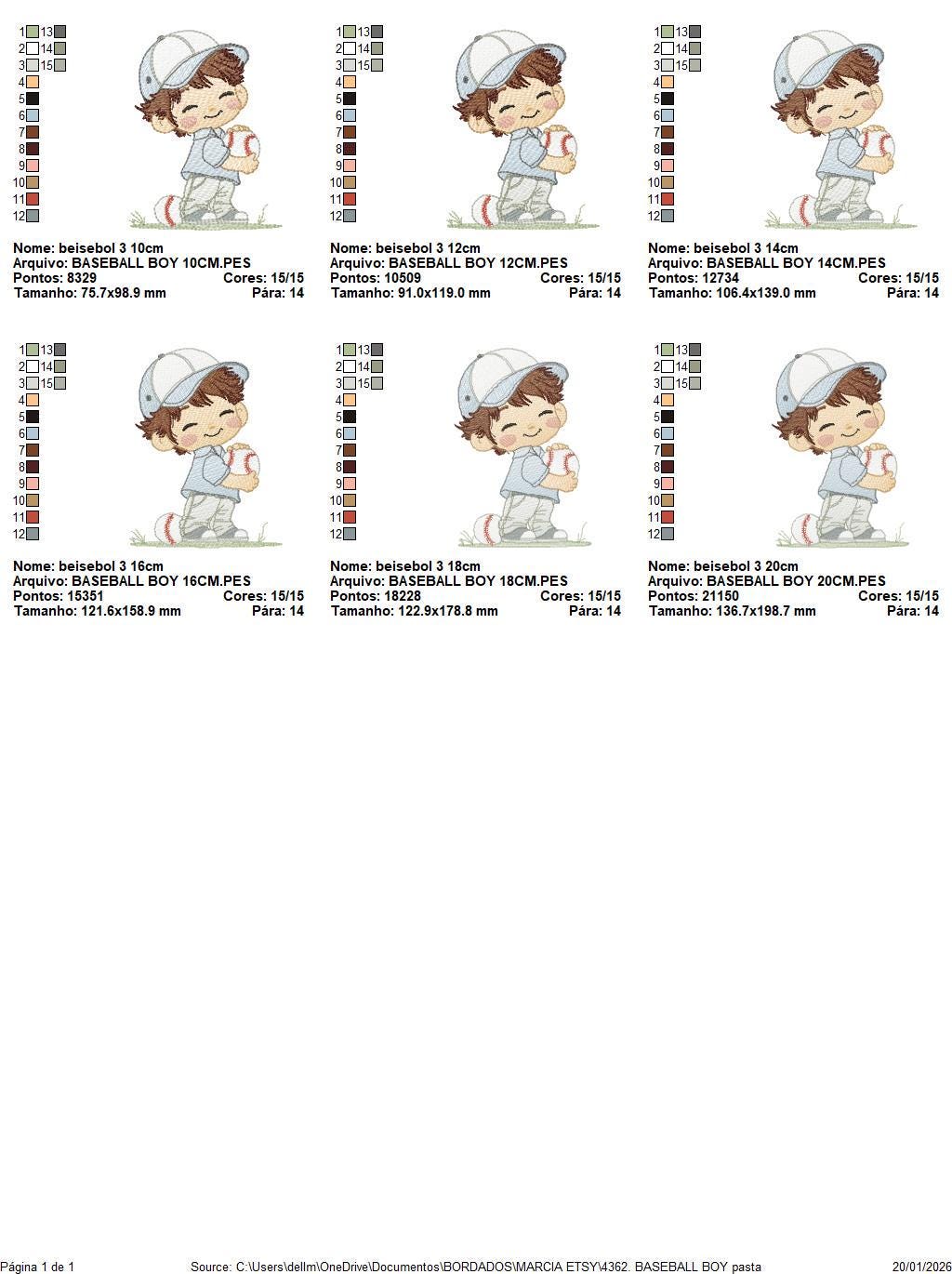 Baseball player embroidery designs - Baby Boy Player machine embroidery file - Boy with baseball uniform file - Instant digital download dst