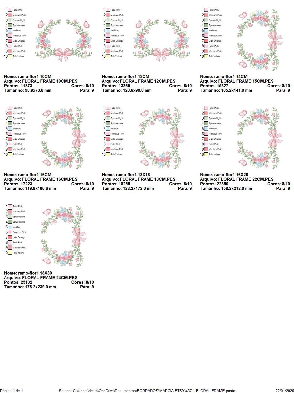 Monogram Frame with roses embroidery designs - Flower Laurel wreath machine embroidery pattern - Kitchen Towel file - Instant download jef