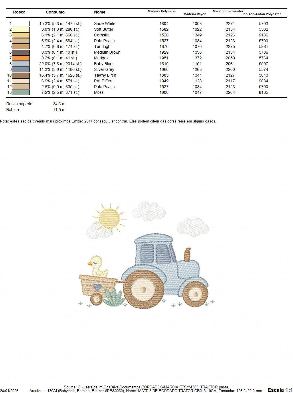 Farm Tractor embroidery designs - Ranch Pickup Truck with duck machine embroidery pattern - Baby boy file - Instant digital download pes jef
