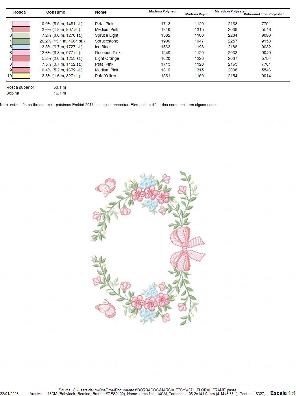 Monogram Frame with roses embroidery designs - Flower Laurel wreath machine embroidery pattern - Kitchen Towel file - Instant download jef