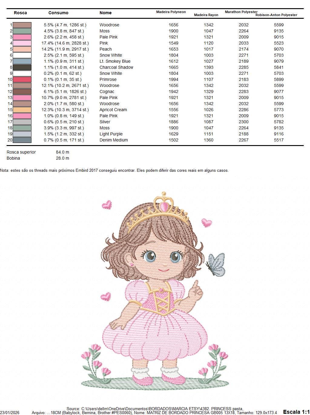 Princess with flowers embroidery designs - Baby girl with crown and hearts machine embroidery pattern - Instant digital download pes dst jef