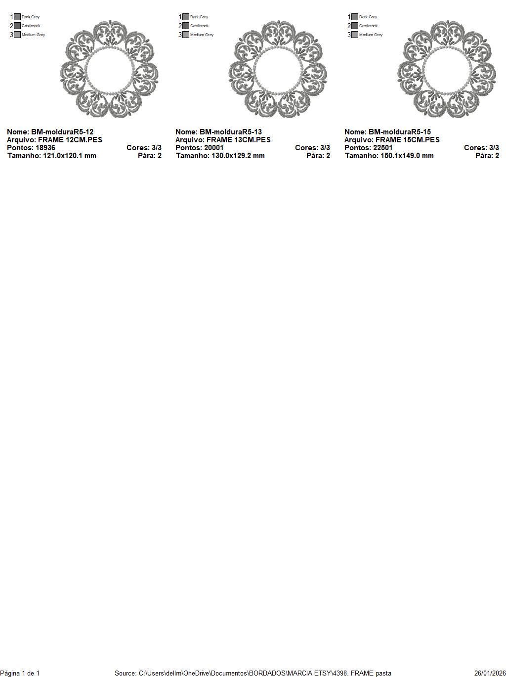 Monogram Frame Wreath embroidery designs - Floral Roses Frame machine embroidery pattern - Kitchen Tea Towel file - Instant digital download