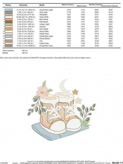 Baby Boy shoes embroidery designs - High-top sneakers boots machine embroidery pattern - Baby boy file - Instant digital download pes jef
