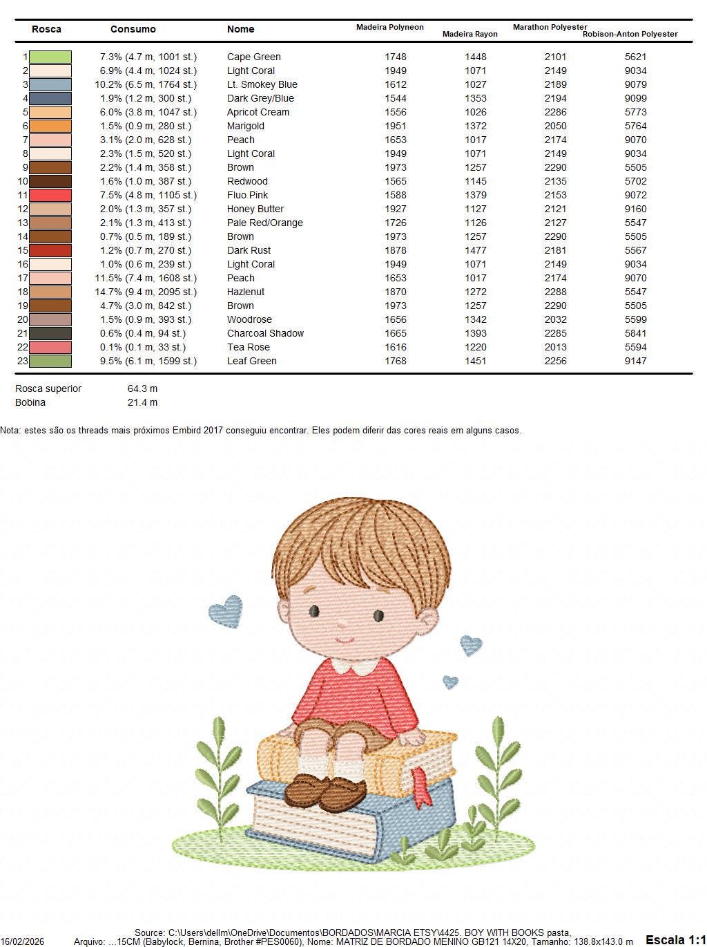 Baby Boy with books embroidery designs - School Student Toddler with books and hearts machine embroidery pattern - Instant download pes jef