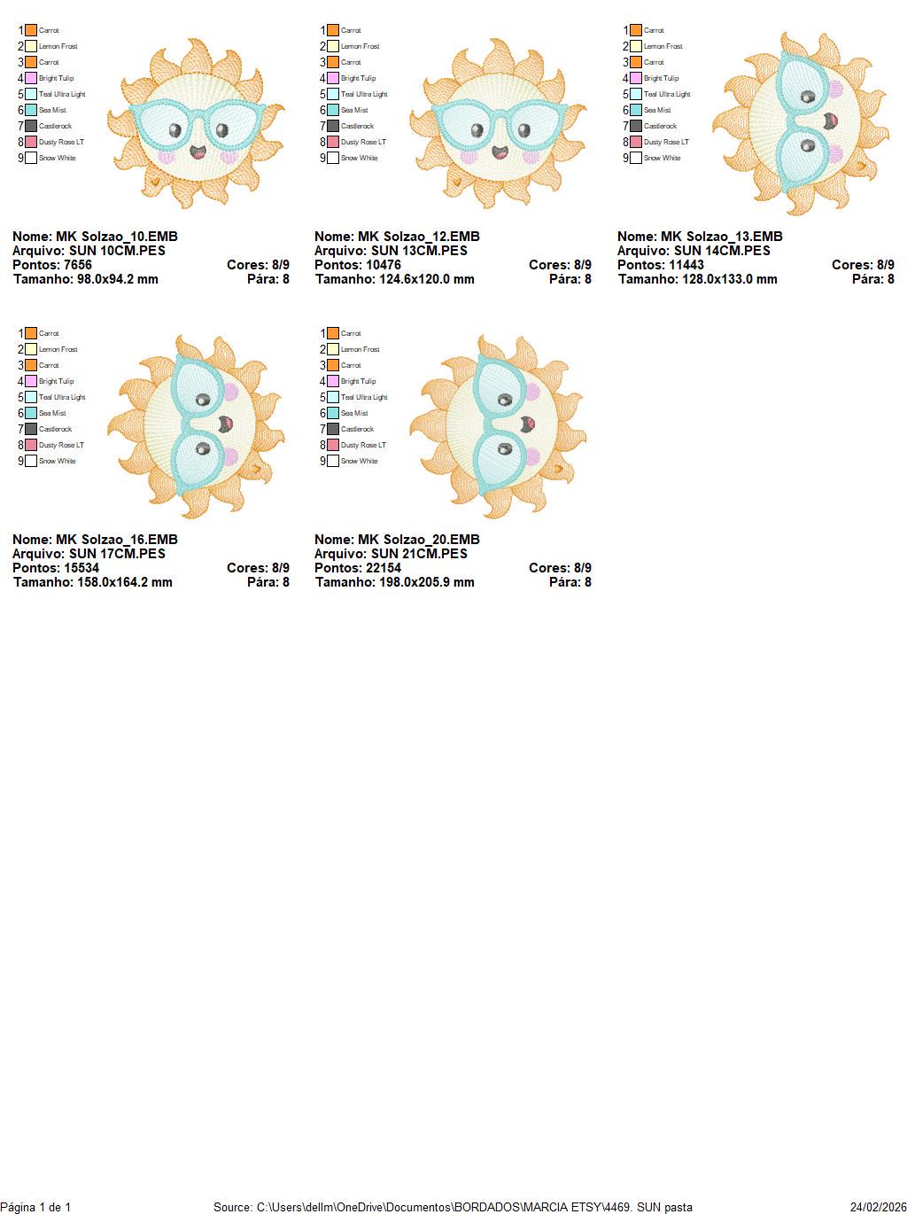 Rainbow embroidery design - Sun cloud and stars machine embroidery pattern - Baby girl and boy file - Instant digital download pes jef dst