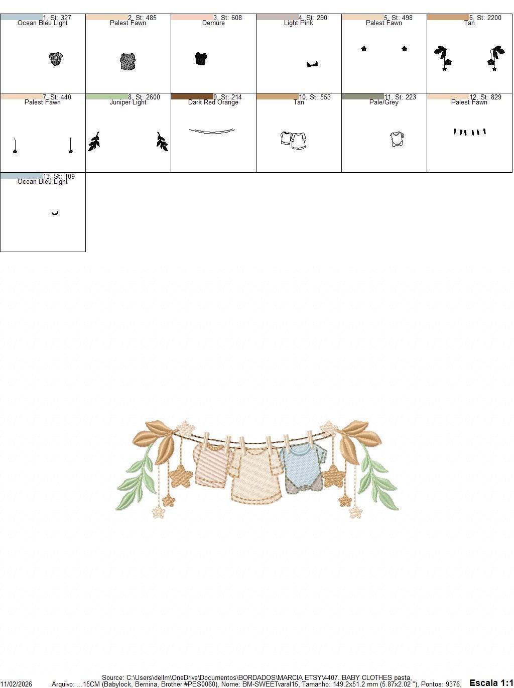 Baby boy with clothes line embroidery designs - Newborn machine embroidery pattern - Gender Reveal Party - Instant digital download pes jef