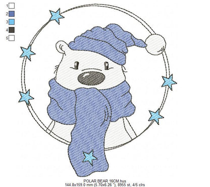 Teddy Bear embroidery designs - Baby boy toy machine embroidery pattern - Cute Bear with bow tie file - Instant digital download pes jef dst