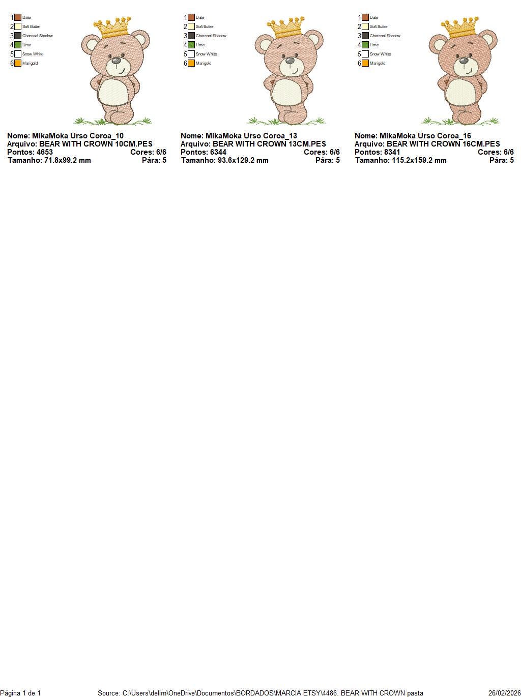 Teddy Bear embroidery designs - Baby boy toy machine embroidery pattern - Cute Bear with bow tie file - Instant digital download pes jef dst