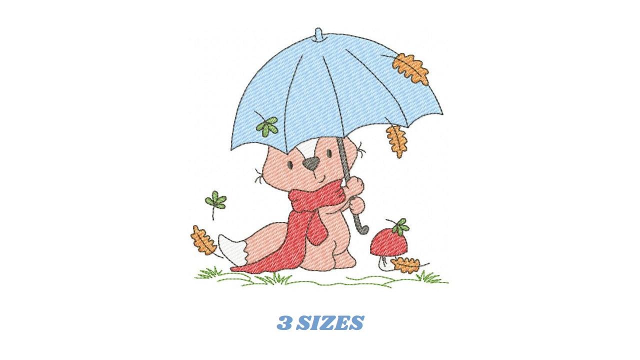 Fox embroidery designs - Red Fox embroidery design machine embroidery pattern - Woodland Animal embroidery file - instant download pes jef