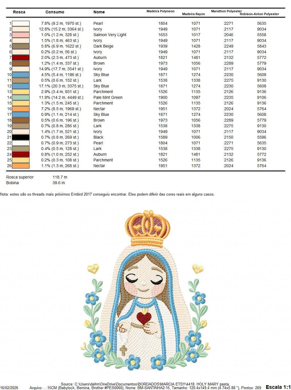 Holy Mary embroidery designs - Holy Virgin Mary machine embroidery pattern - Catholic religious file - Hail Mary - Instant digital download