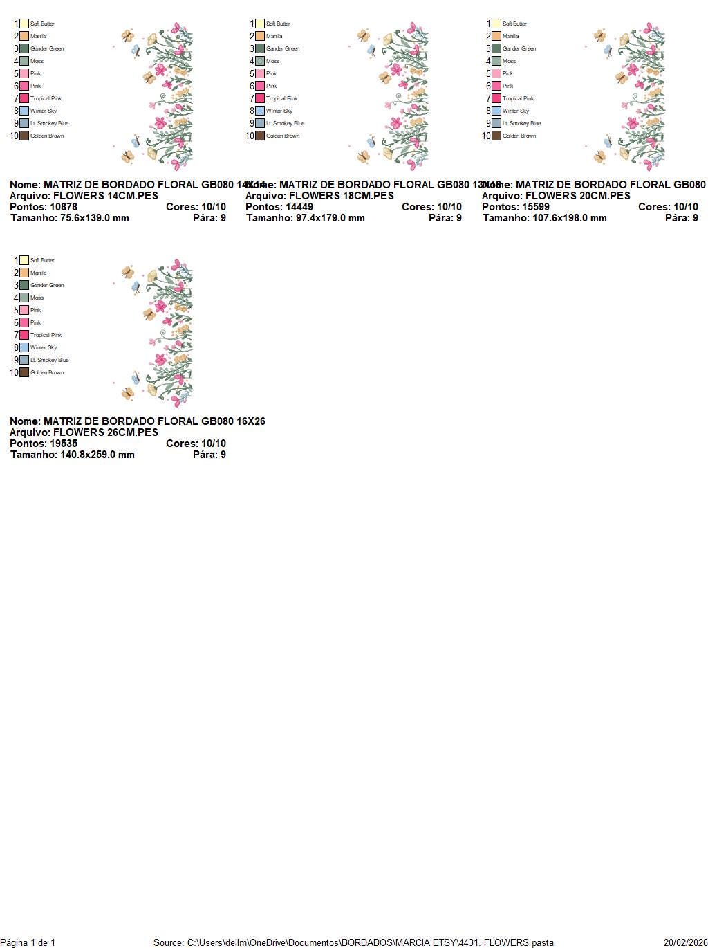 Flower garden embroidery designs - Floral Butterfly machine embroidery pattern - Kitchen towel file - Instant digital download pes jef dst