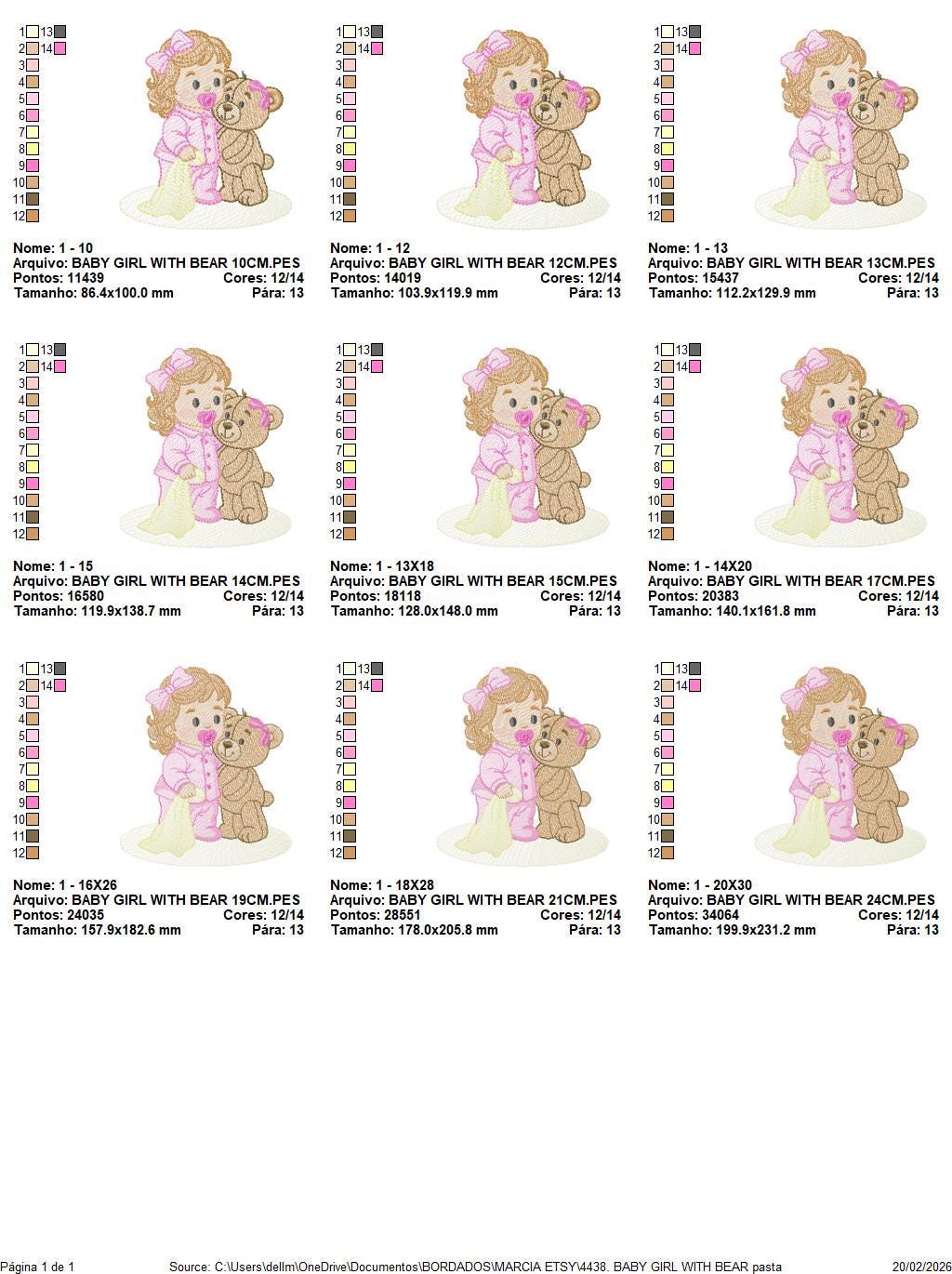 Baby Girl with pacifier and Lovey blankie embroidery designs - Pink Teddy bear machine embroidery pattern - Instant digital download pes jef
