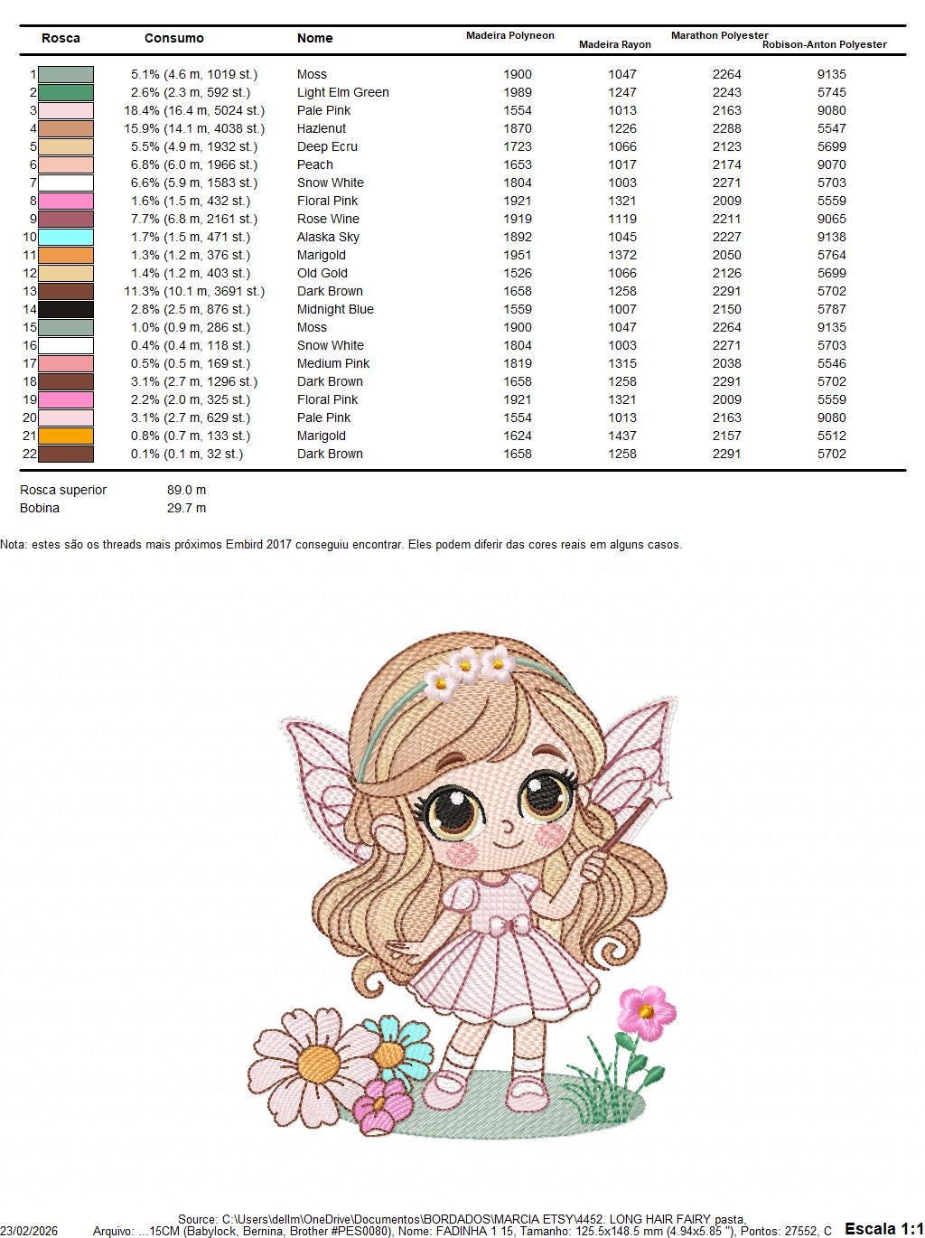 Fairy with flowers embroidery designs - Baby girl with wings and wand machine embroidery pattern - Garden Pixie file - Instant Download pes