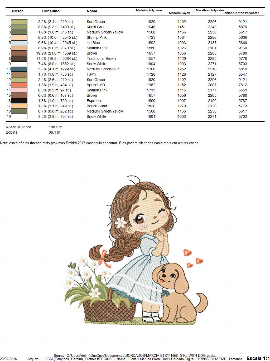 Girl with dog embroidery designs - Baby girl with flowers machine embroidery pattern - Girl with puppy file - Instant digital download jef