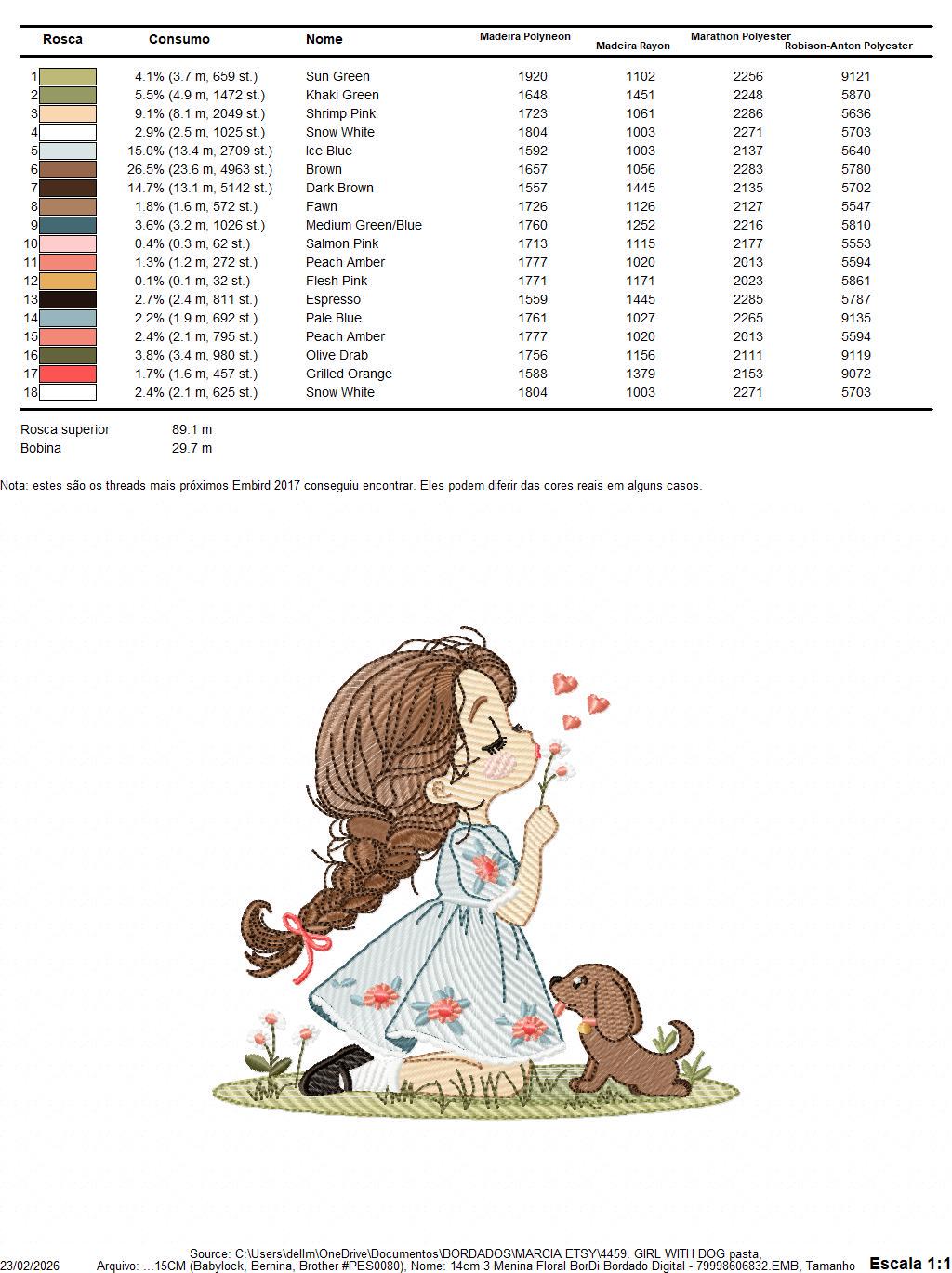 Girl with dog embroidery designs - Baby girl with flowers and hearts machine embroidery pattern - Girl with puppy file - Instant download