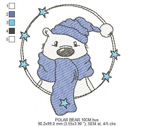 Teddy Bear embroidery designs - Baby boy toy machine embroidery pattern - Cute Bear with bow tie file - Instant digital download pes jef dst