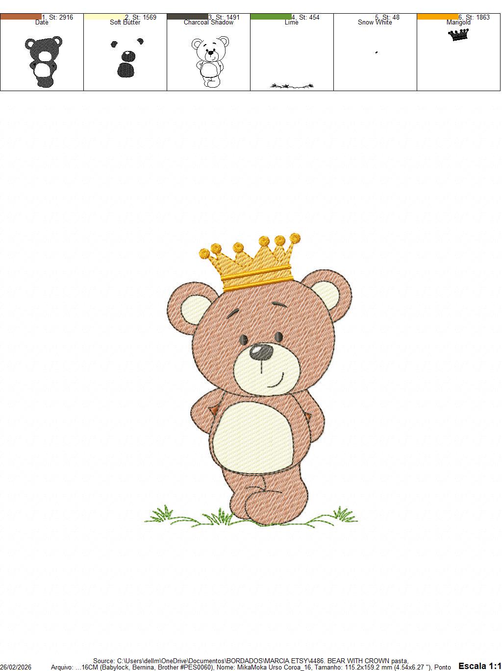 Teddy Bear embroidery designs - Baby boy toy machine embroidery pattern - Cute Bear with bow tie file - Instant digital download pes jef dst