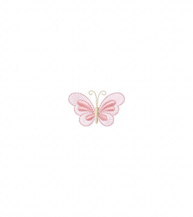 Mini Butterfly embroidery design - Delicate small butterfly machine embroidery pattern - Mini embroidery file - Instant digital download pes