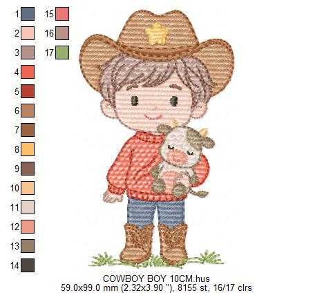 Cowboy embroidery design - Baby boy embroidery designs machine embroidery pattern - Kid embroidery file Cowboy with Horse instant download (Copy) Marcia Embroidery