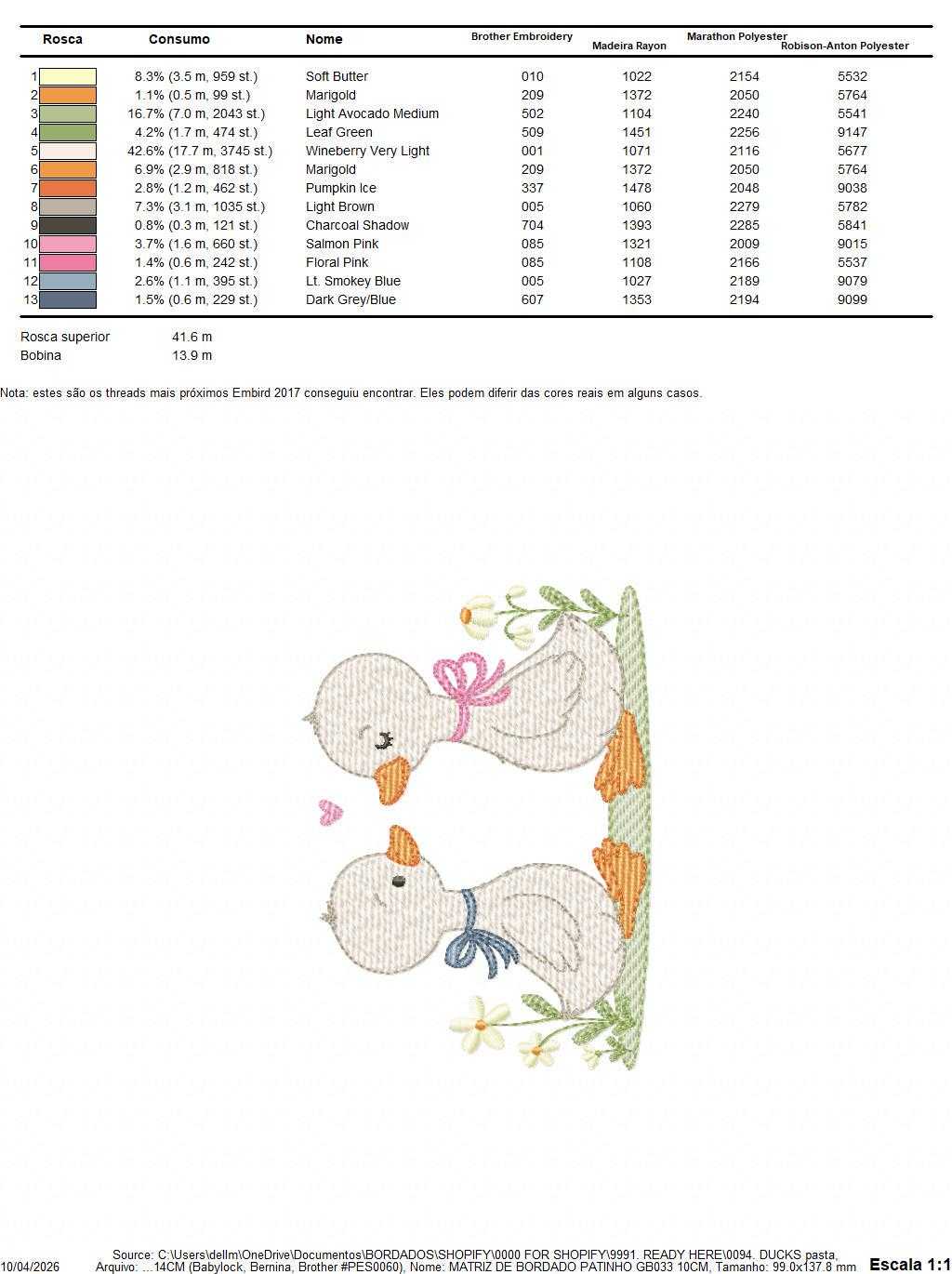 Duck embroidery design - Baby boy duck with mama machine embroidery pattern - Swimming duck file - Instant digital download pes jef dst hus (Copy) Marcia Embroidery