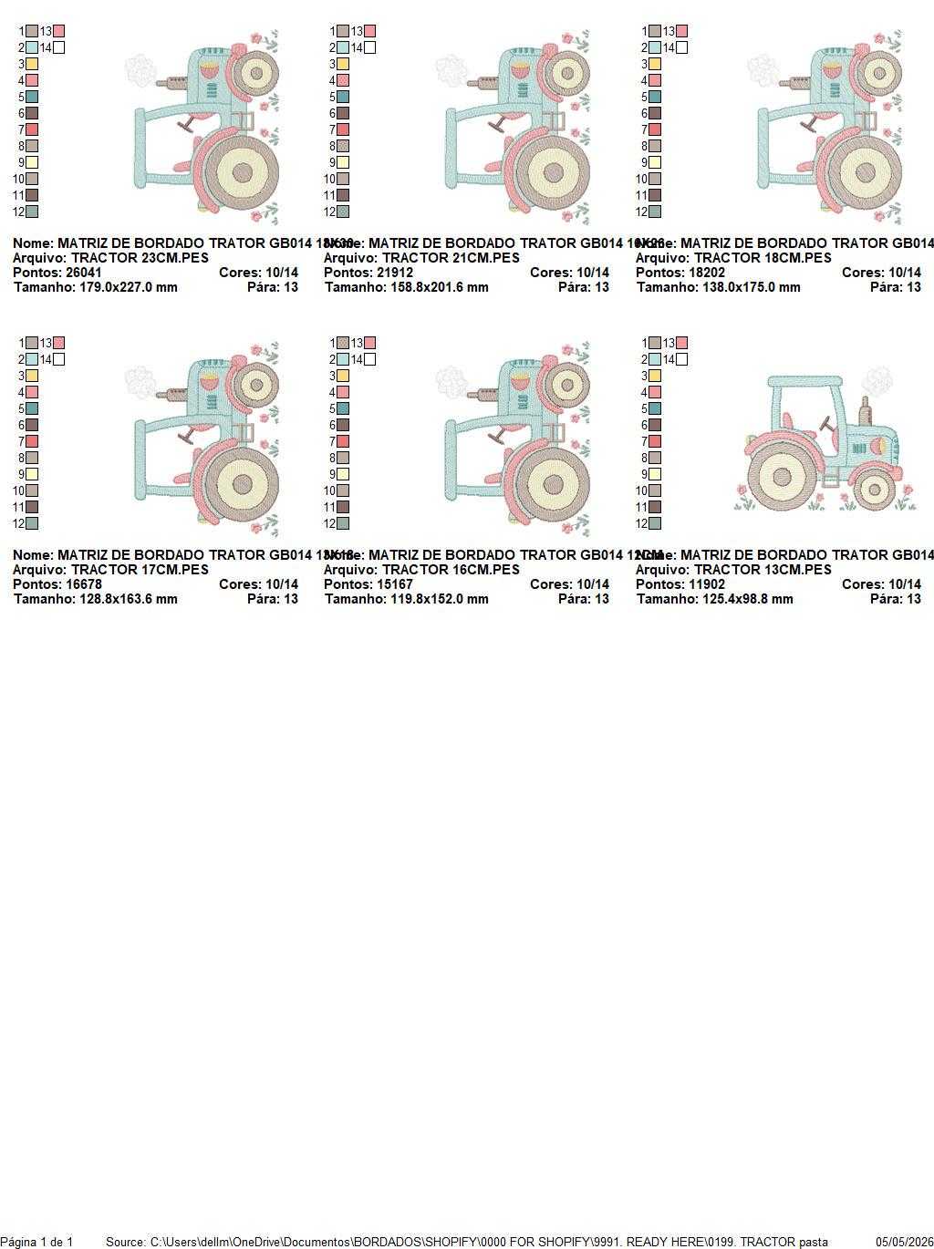Farm Tractor embroidery designs - Ranch Pickup Truck with duck machine embroidery pattern - Baby boy file - Instant digital download pes jef (Copy) Marcia Embroidery
