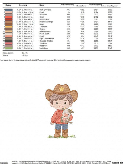 Cowboy embroidery design - Baby boy embroidery designs machine embroidery pattern - Kid embroidery file Cowboy with Horse instant download (Copy) Marcia Embroidery