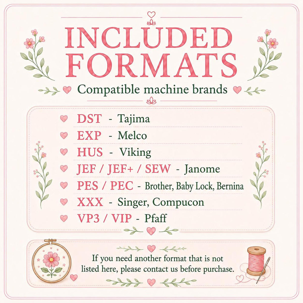 Embroidery Design: Scissors with Roses – Machine Embroidery Pattern (Digital Download)