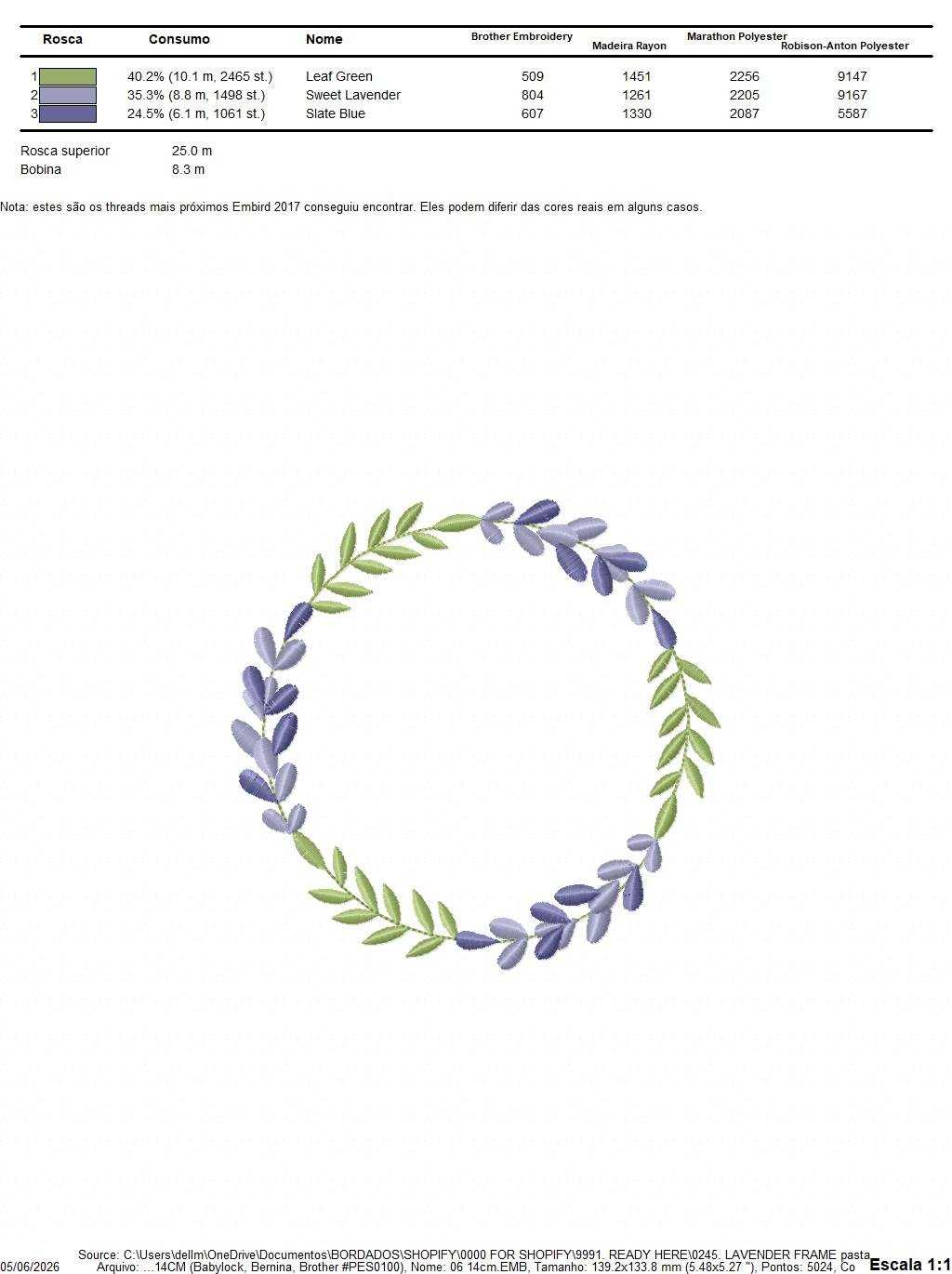 Lavender flowers Frame embroidery design - Monogram Laurel Frame machine embroidery pattern - Floral Kitchen Tea towel - Instant download pes jef - Marcia Embroidery