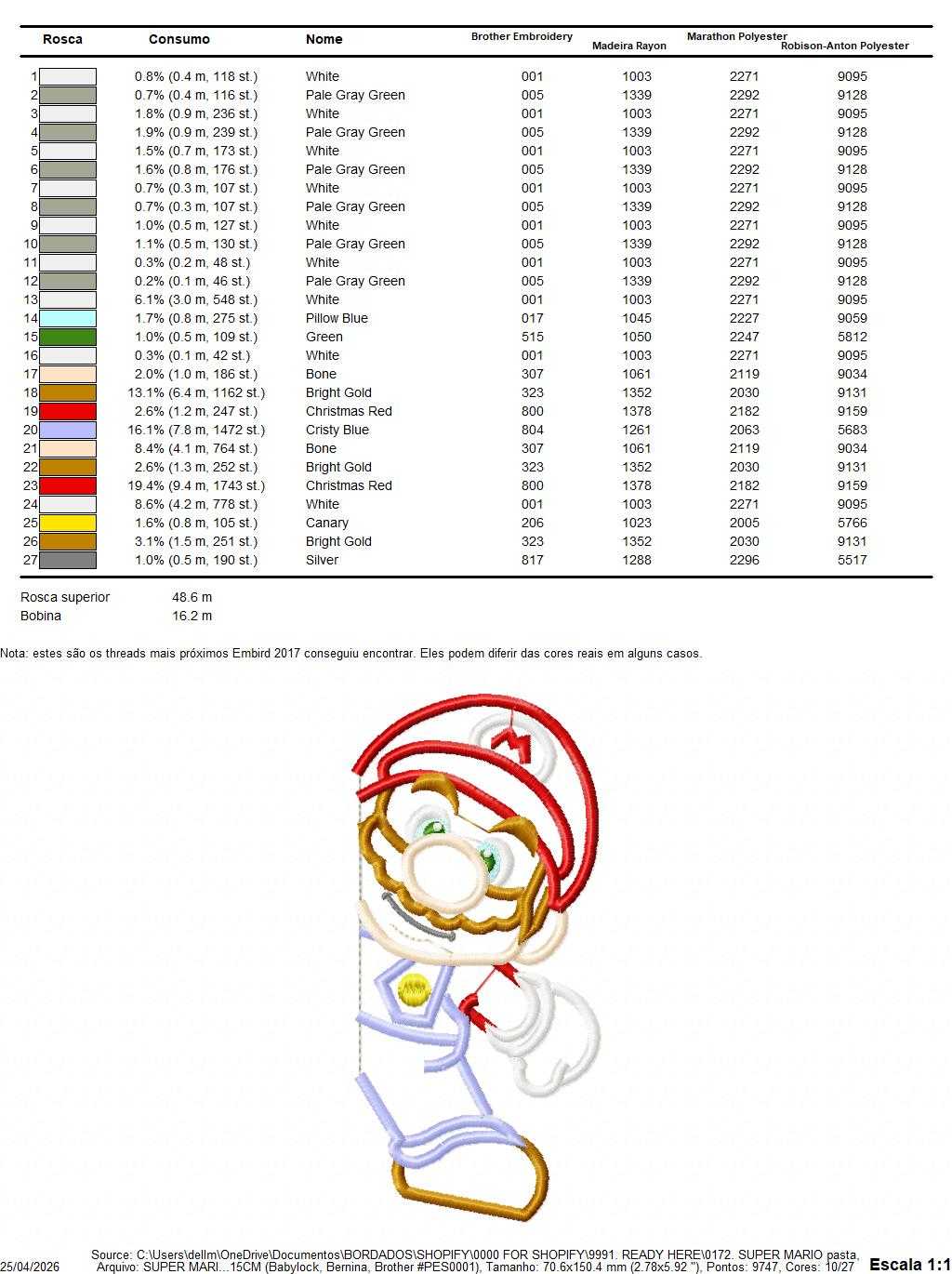 Mario embroidery design - Super Mario Brother Cartoon machine embroidery applique pattern - Baby boy and girl file - Instant digital download - Marcia Embroidery