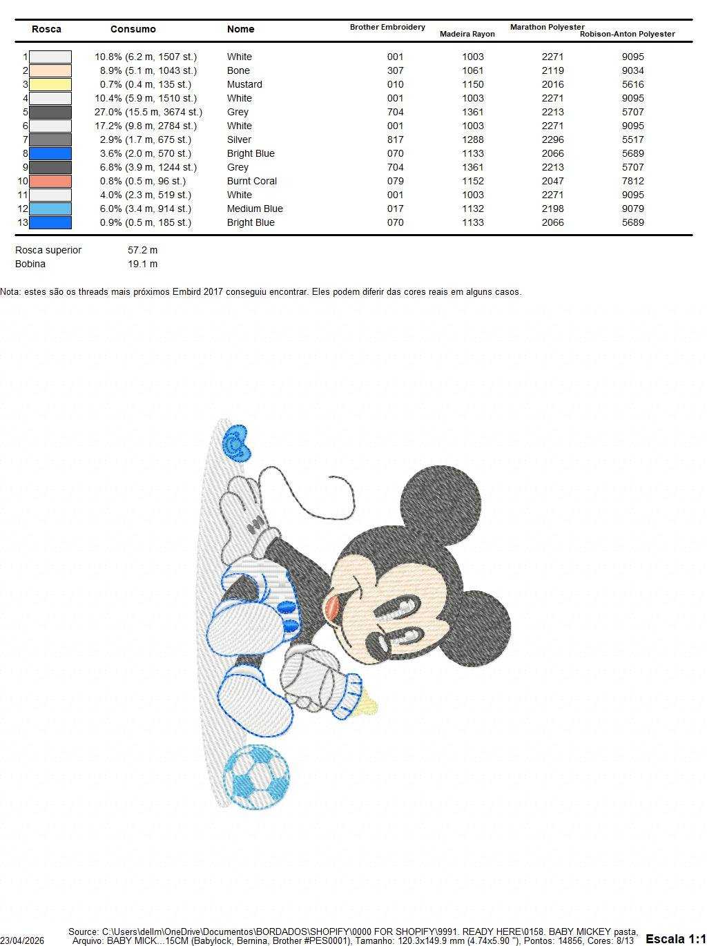 Mickey embroidery design - Baby Mickey Mouse machine embroidery pattern - Baby Boy file - Instant digital download pes jef dst - Marcia Embroidery