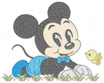 Mickey embroidery design - Baby Mickey Mouse machine embroidery pattern - Baby Boy file - Instant digital download pes jef dst - Marcia Embroidery