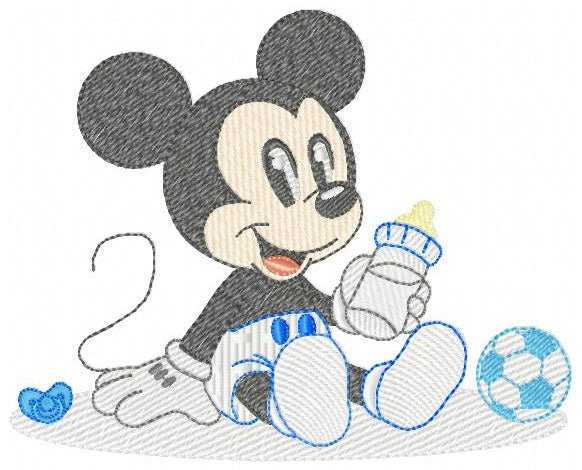 Mickey embroidery design - Baby Mickey Mouse machine embroidery pattern - Baby Boy file - Instant digital download pes jef dst - Marcia Embroidery