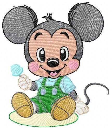 Mickey embroidery design - Baby Mickey Mouse machine embroidery pattern - Baby Boy file - Instant digital download pes jef dst hus - Marcia Embroidery