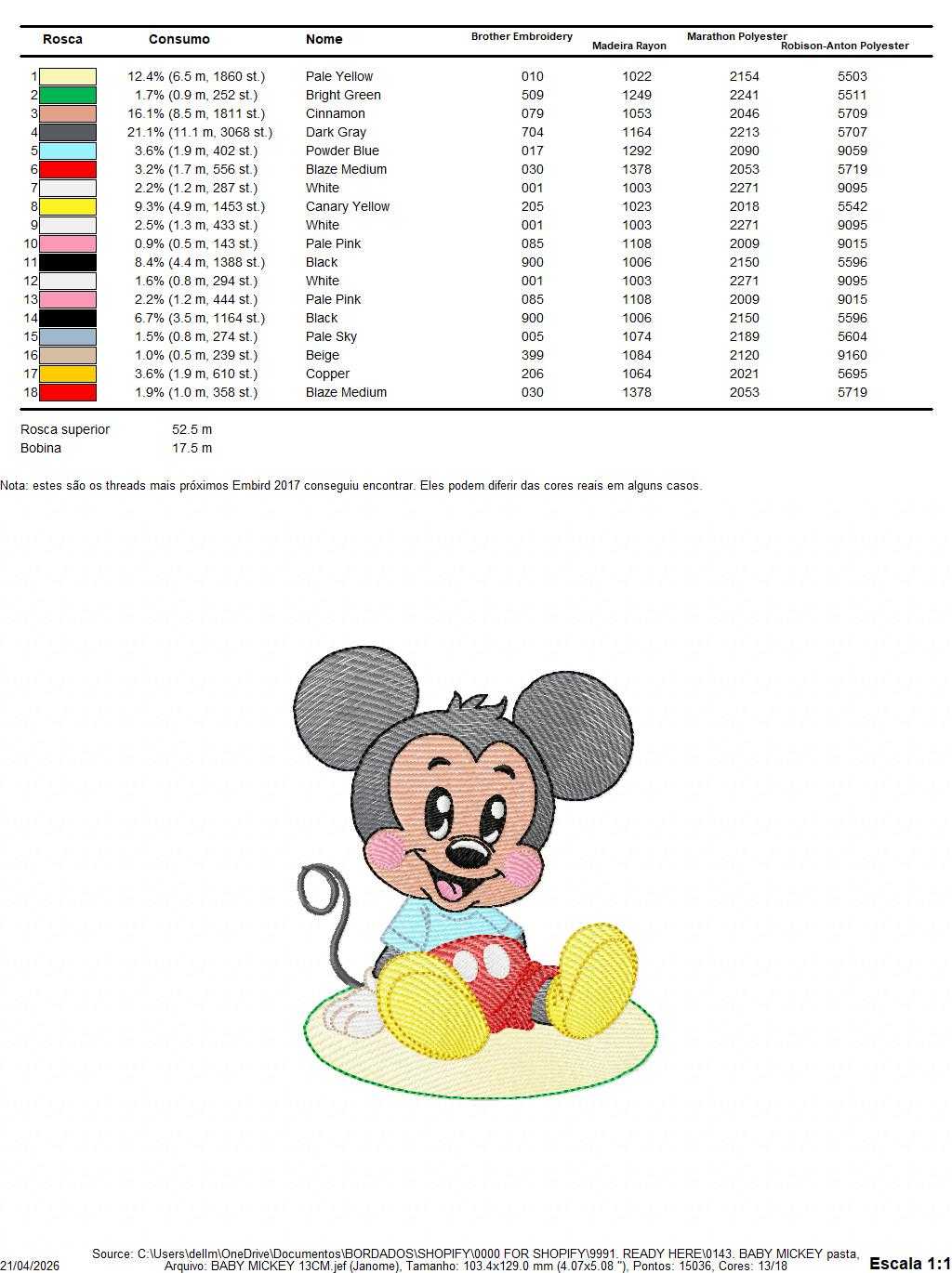 Mickey embroidery design - Mickey Mouse machine embroidery pattern - Baby Boy file - Instant digital download pes jef dst hus - Marcia Embroidery