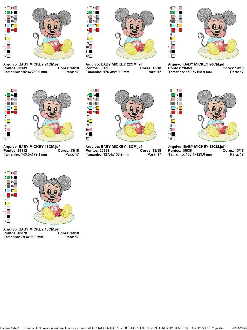 Mickey embroidery design - Mickey Mouse machine embroidery pattern - Baby Boy file - Instant digital download pes jef dst hus - Marcia Embroidery
