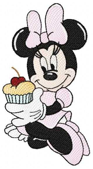 Minnie embroidery design - Mickey Mouse machine embroidery pattern - Baby Girl file - Instant digital download pes jef dst - Marcia Embroidery