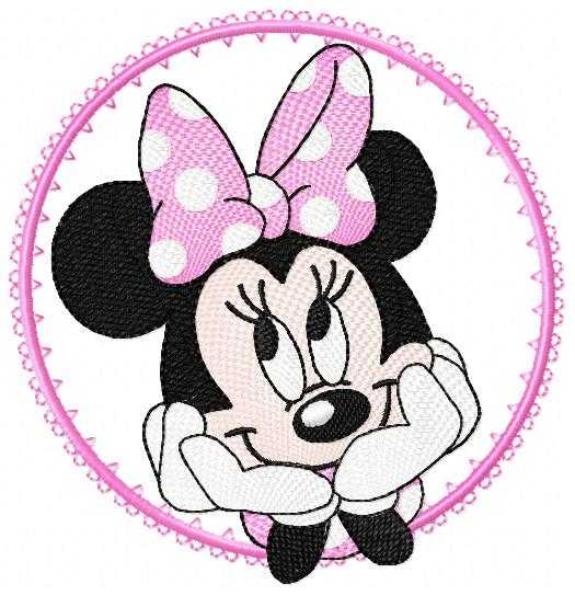 Minnie embroidery design - Minnie Mouse machine embroidery pattern - Baby Girl file - Instant digital download pes jef dst - Marcia Embroidery