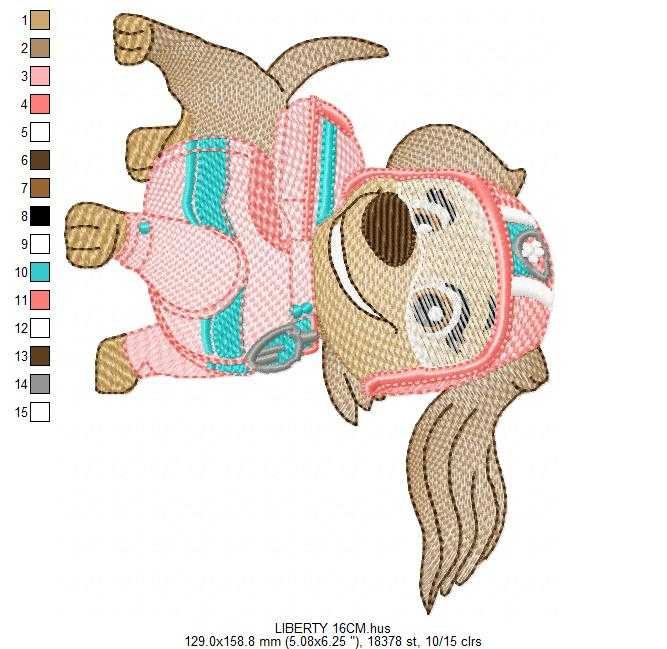 Paw Patrol embroidery designs - Dog Liberty machine embroidery patterns - Baby Girl Boy file - Instant digital download - Zuma Chase Rubble Skye Marshall - Marcia Embroidery