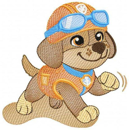 Paw Patrol embroidery designs - Dog Zuma machine embroidery patterns - Baby Girl Boy file - Instant digital download - Chase Rubble Skye Marshall - Marcia Embroidery