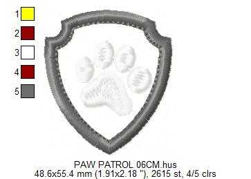 Paw Patrol embroidery designs - Paw Patrol Logo machine embroidery patterns - Baby Girl Boy file - Instant digital download - Zuma Chase Rubble Skye Marshall - Marcia Embroidery