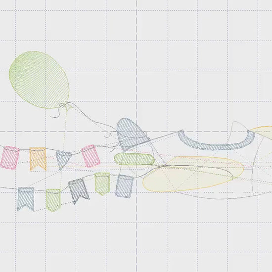 Plane embroidery designs - Airplane embroidery design machine embroidery pattern - Baby boy embroidery file - Plane with flags pes download