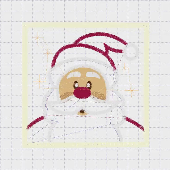 Santa Claus embroidery designs - Xmas embroidery design machine embroidery pattern - Christmas embroidery file - instant download applique