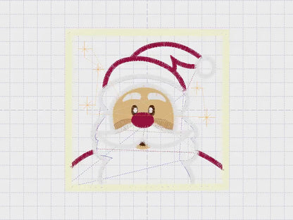 Santa Claus embroidery designs - Xmas embroidery design machine embroidery pattern - Christmas embroidery file - instant download applique