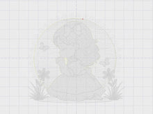 Cargar y reproducir el video en el visor de la galería, Praying girl embroidery designs - First Communion embroidery design machine embroidery pattern - Christian embroidery file - Christening
