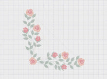 Carica e avvia il video nel visualizzatore di galleria, Heart with roses embroidery designs - Flower embroidery design machine embroidery pattern - Monogram Frame embroidery file - pes jef vip vp3
